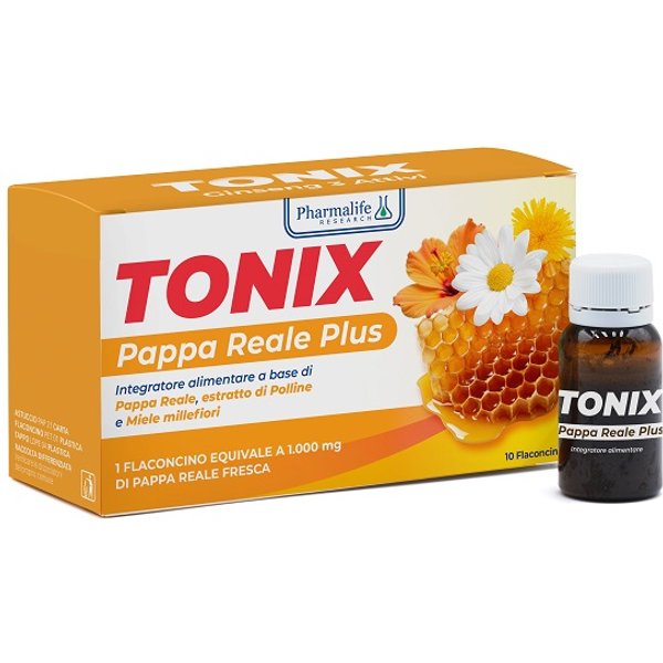 Tonix Pappa Reale Plus 10 Flaconcini Da 15 Ml-image