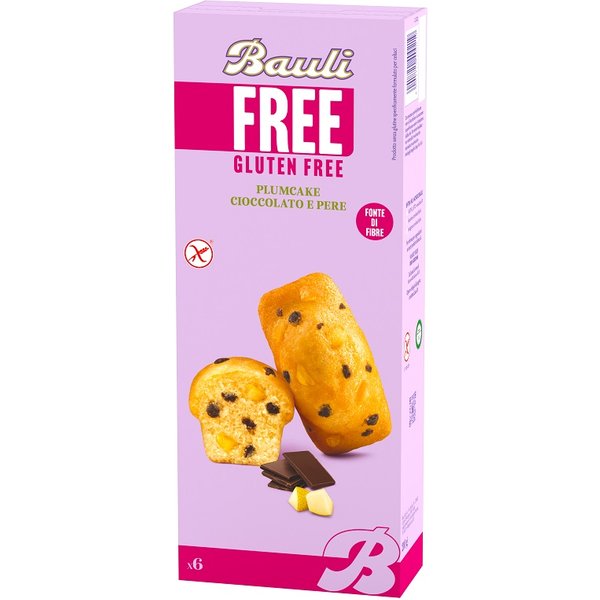 Bauli Free Plumcake Cioccolato E Pere 6 Pezzi Da 35 G-image