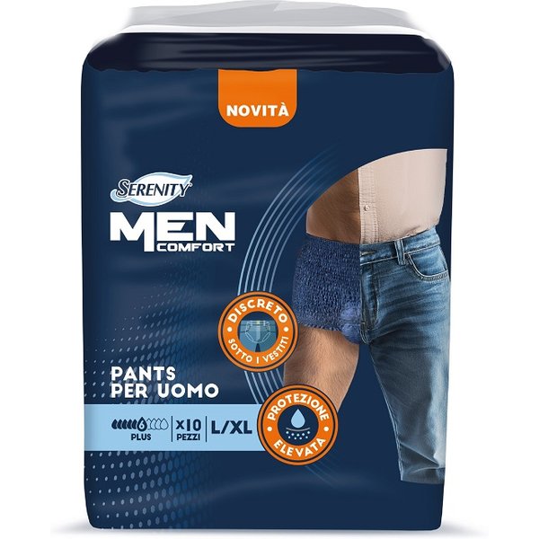 Pannolone A Mutandina Serenity Men Comfort Plus L/Xl 10 Pezzi-image