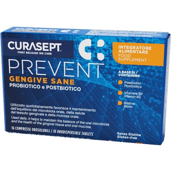 curasept Prevent Gengive Sane 16 Compresse Orosolubili-image