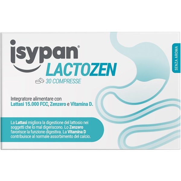Isypan Lactozen 30 Compresse Da 0,48 G Senza Aroma Senza Glutine Senza Lattosio-image