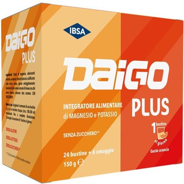 Daigo Mgk Plus Arancia 24 + Senza Zucchero Con Edulcoranti 6 Bustine-image