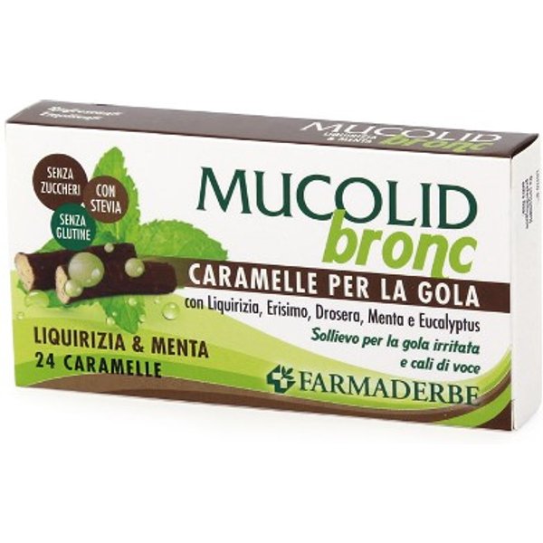 Mucolid Bronc Menta & Liquirizia 24 Caramelle-image