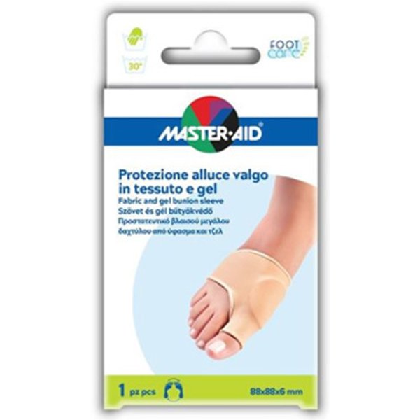 Protezione Master-Aid In Gel E Tessuto Per Alluce Valgo 1 Pezzo-image