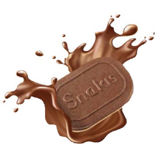 happy farm Biscotto Cialda Ripieno Di Crema Nocciola - Snakis Nocciola 104 G-image