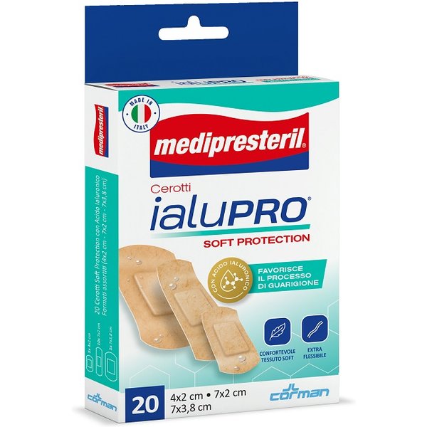 Medipresteril Cerotti Ialupro Soft Protection 3 Formati Assortiti 20 Pezzi-image