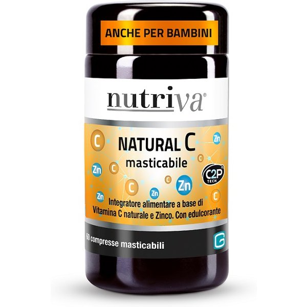 Nutriva Natural C 60 Compresse Masticabili-image