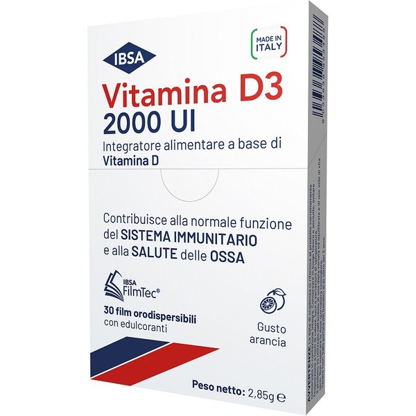 Vitamina D3 Ibsa 2000 Ui 30 Film Orodispersibili-image