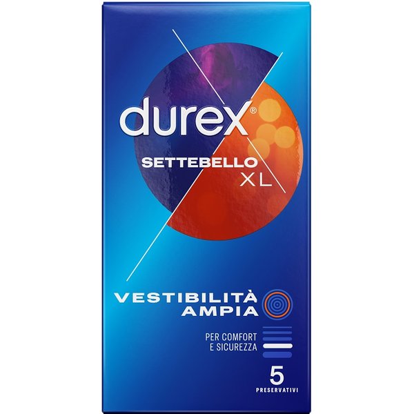Profilattico Durex Settebello Xl 5 Pezzi-image
