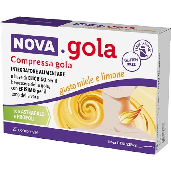 Nova Gola Miele Limone 20 Compresse-image