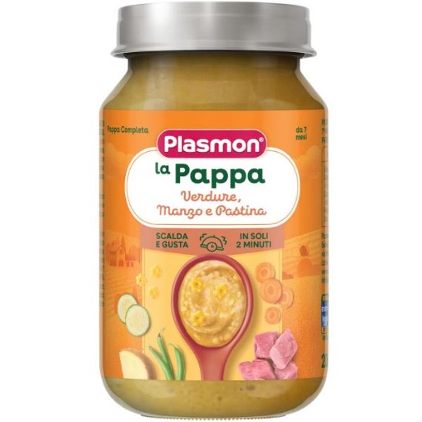Plasmon La Pappa Verdure Manzo E Pastina 200 G-image