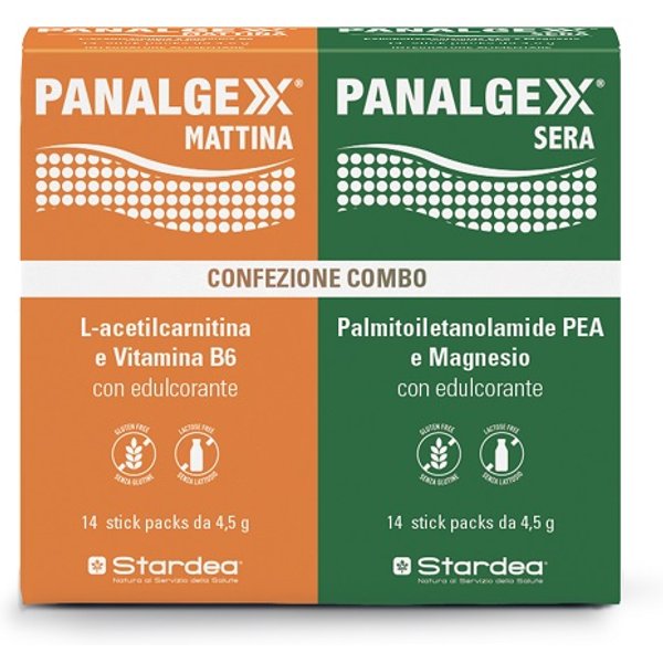 Panalgexx Mattina 14 Stickpack + Panalgexx Sera 14 Stickpack Confezione Combo-image