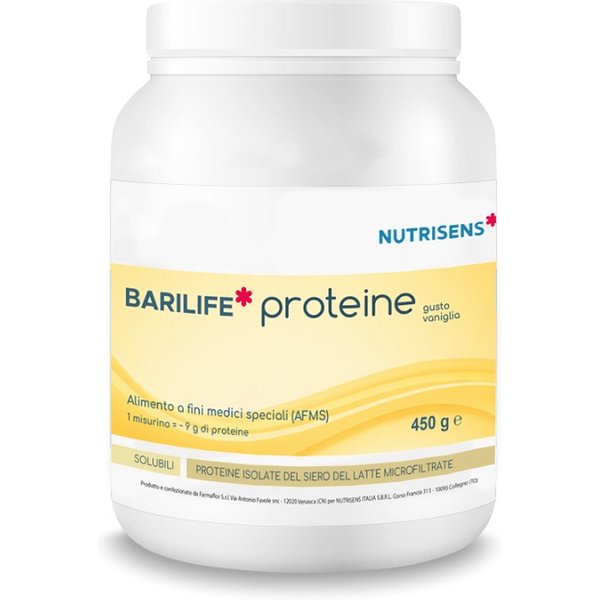 Barilife Proteine Gusto Vaniglia 450 G Senza Glutine-image