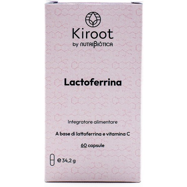 Kiroot By Nutribiotica Lactoferrina 60 Capsule Senza Glutine Senza Lattosio-image