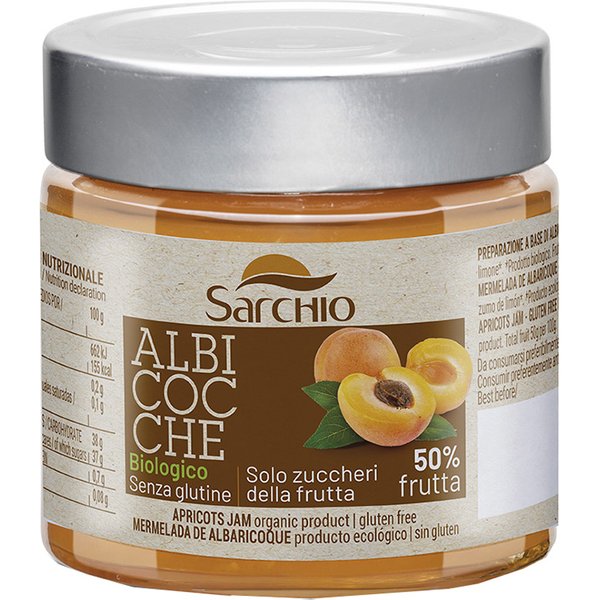 sarchio Composta Di Albicocche Biologico Senza Glutine 250 G-image