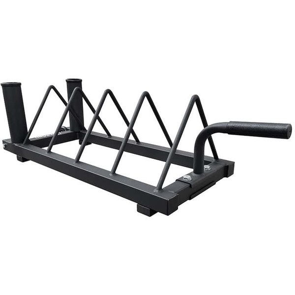 IronMan Horizontal Weight Plate Rack with Wheels
