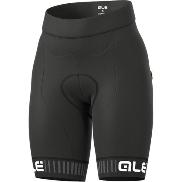 Ale' Pantaloncini Ciclismo Traguardo Nero Bianco Donna XXL
