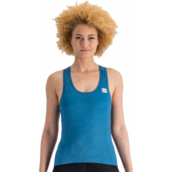 Sportful Top Ciclismo Flare Blu Donna L