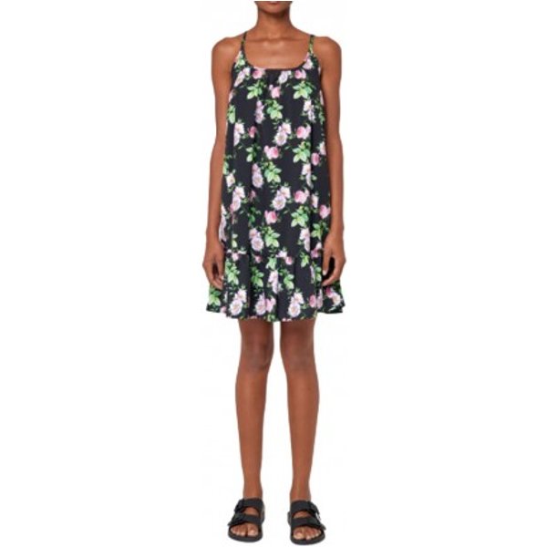 Sundek Abito Da Spiaggia Fiori Nero Bambina XS