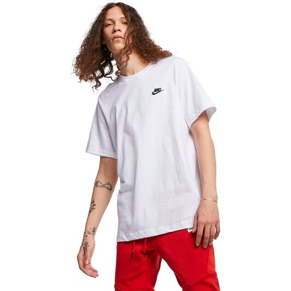 Nike T-Shirt Logo Piccolo Bianco Uomo M