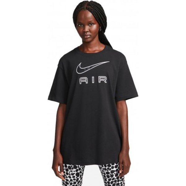 Nike T-Shirt Logo Air Nero Bianco Donna L