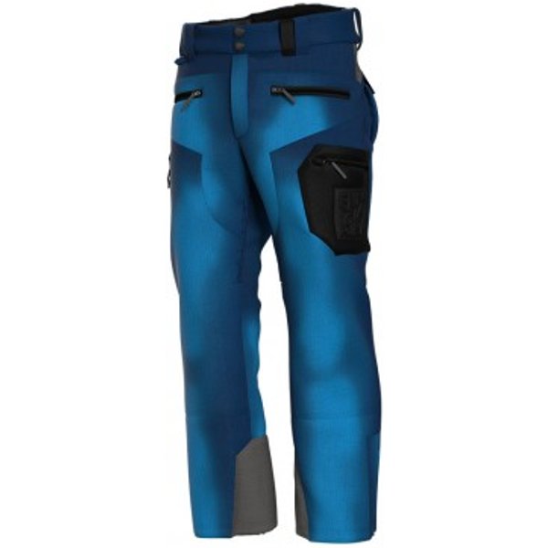 Energiapura Pantaloni Sci Velvet Printed Grong Blu Blk Uomo XS