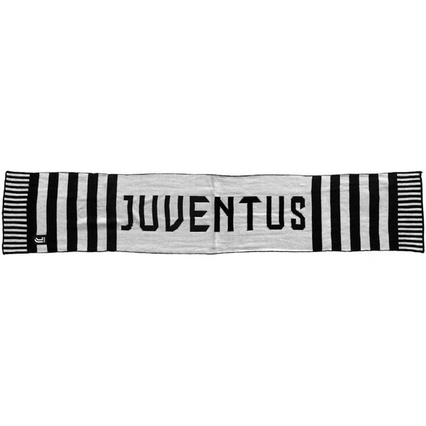 Imma Sciarpa Calcio Juve Logo Nero Bianco Uomo TU