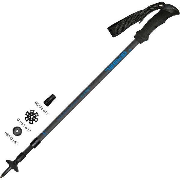 Gabel Bastoncini Trekking Telescopici Cilaos Lite Blu Uomo TU