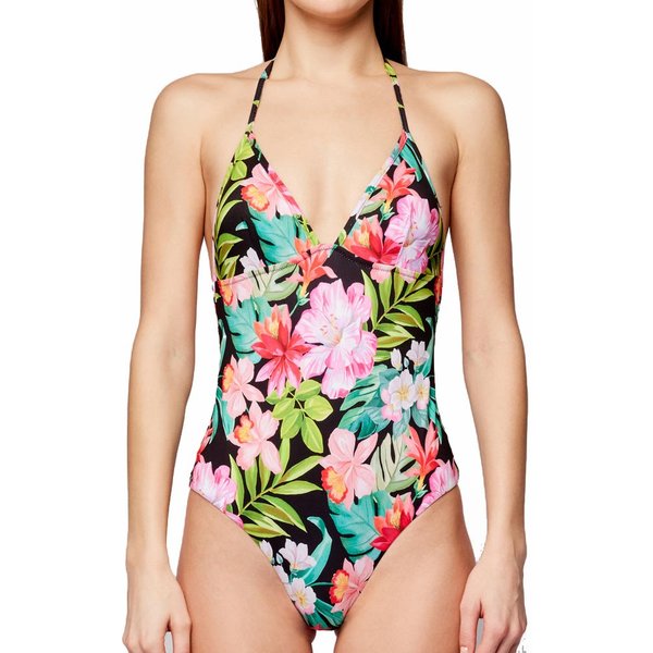 Sundek Costume Intero Fanta Nero Donna M