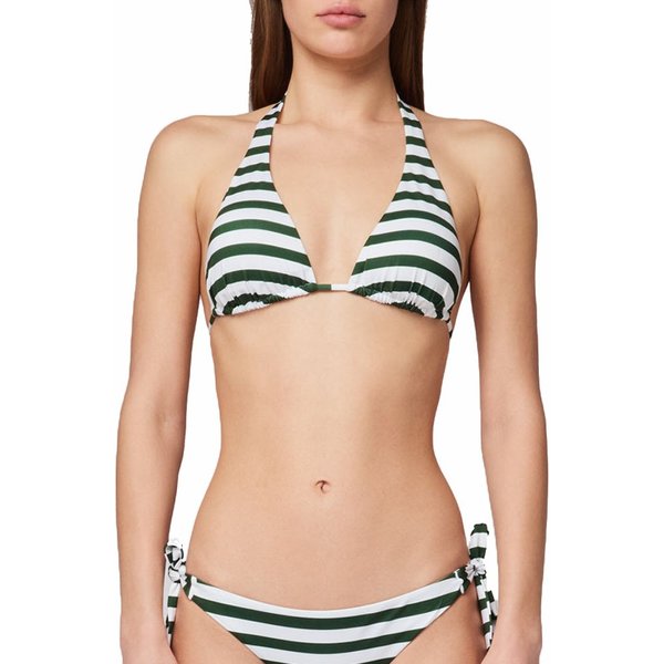 Sundek Bikini Top Righe Verde Donna S