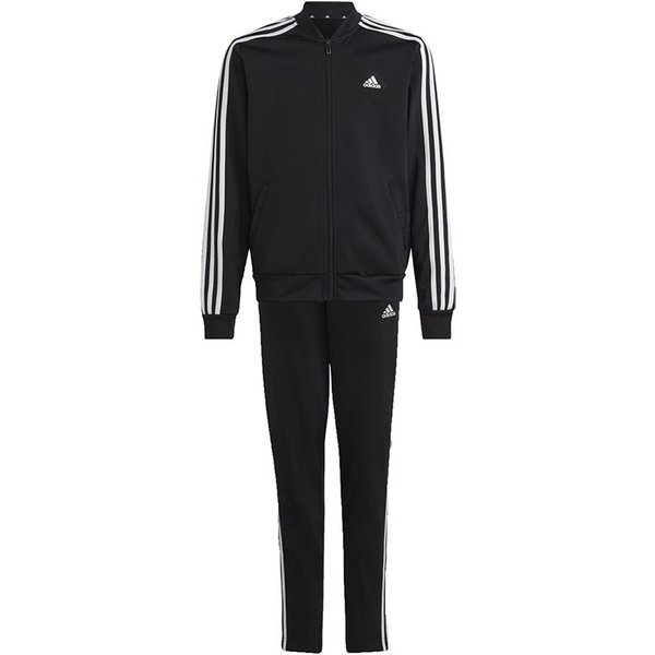 ADIDAS Completo Tuta Full Zip Senza Cappuccio Nero Bambina 7-8 Anni