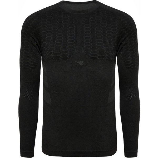 Diadora Maglia Running Act Hp Nero Uomo S/M