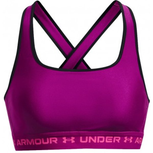 Under Armour Reggiseno Sportivo Crossback Supporto Medio Magenta Donna XS
