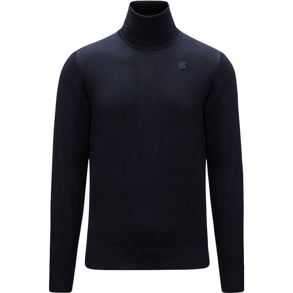 K-Way Maglia Dolcevita Merinos Blu Uomo S