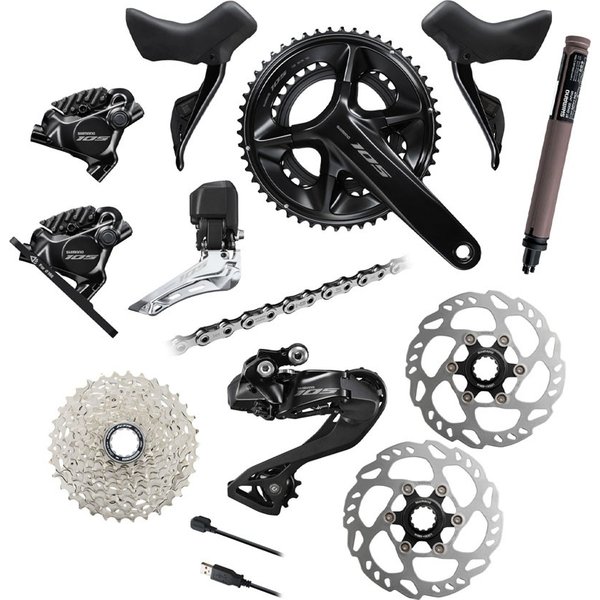 Shimano Gruppo Completo Bici 105 DI2 R7150 DISC PF86 172,5 50-34 11-34 172,5