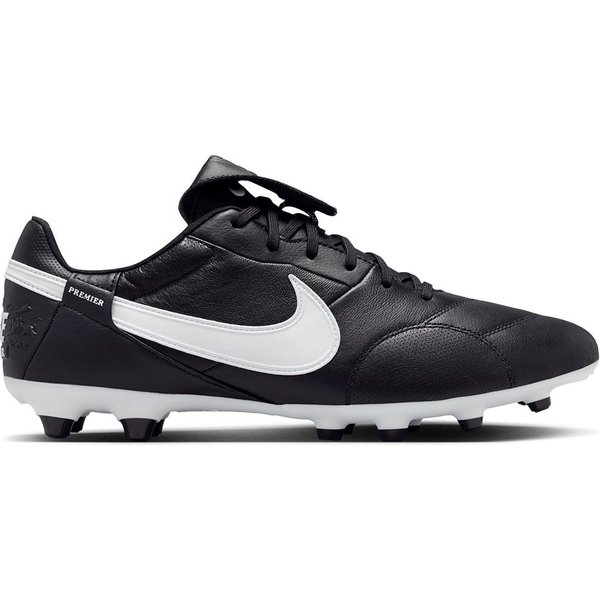 Nike The Premier Iii Fg Nero Bianco - Scarpe Da Calcio Uomo EUR 47 / US 12,5