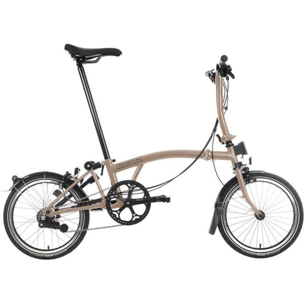 Brompton Folding C-Line Explore 6V Dune Sand - Bicicletta Pieghevole TU