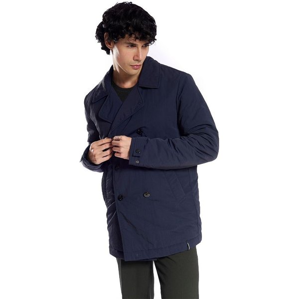Iceport Giubbotto Doppio Petto Mr Peacoat Blu Uomo L