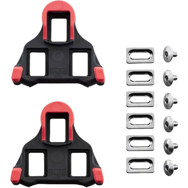 Shimano Attacchi Pedali Bici Da Corsa Mod.2023 Rosso 0 Gradi TU