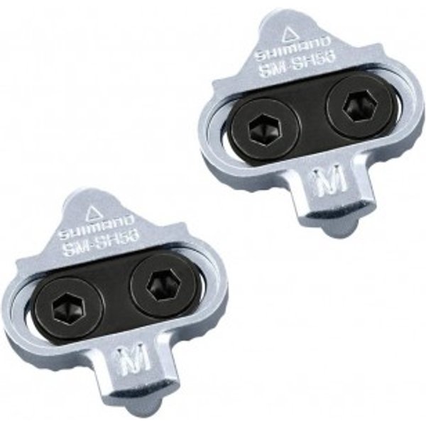 Shimano Attacchi Pedali Bici Da Corsa Sm-Sh51 Argento TU