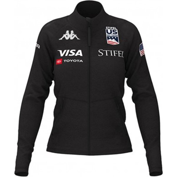 Kappa Felpa In Pile 6CENTO 688C US Usa Nero Donna S