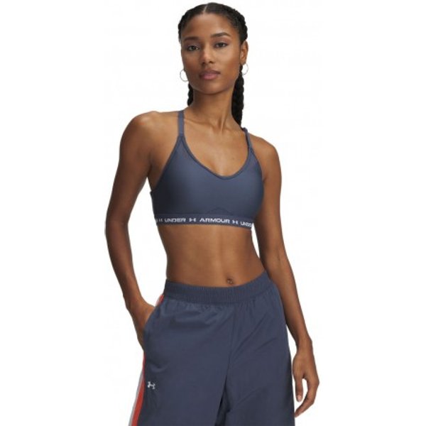 Under Armour Reggiseno Sportivo Crossback Low Mid Support Grigio Donna XS