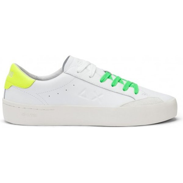 Sun 68 Street Lea Bianco Giallo Fluo - Sneakers Uomo EUR 44
