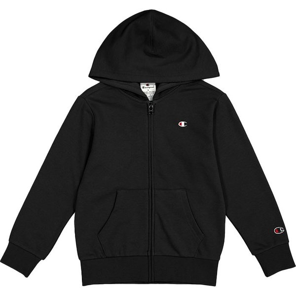 Champion Felpa Con Cappuccio Zip Nero Bambino L