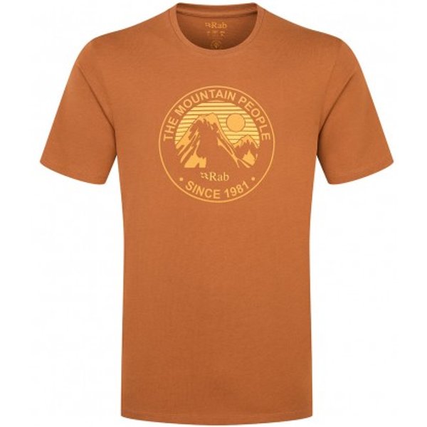 Rab T-Shirt Stance Alpine Peak Arancione Uomo M