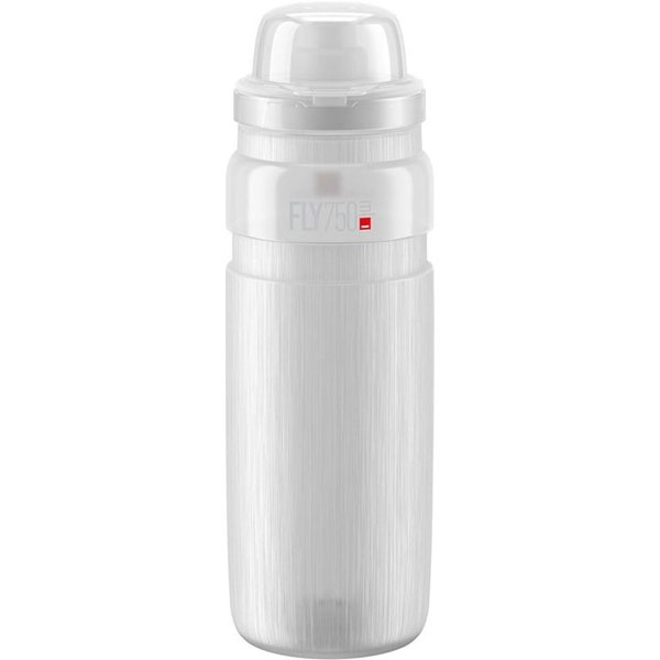 Elite Borraccia Bici Fly Mtb Tex Clear, Grigio 750 ml