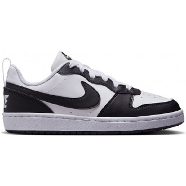 Nike Court Borough Low Recraft Gs Bianco Nero - Sneakers Bambino EUR 38.5 / US 6Y