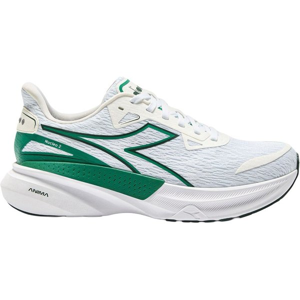 Diadora Nucleo 2 Bianco Verde - Scarpe Running Uomo EUR 44 / UK 9.5