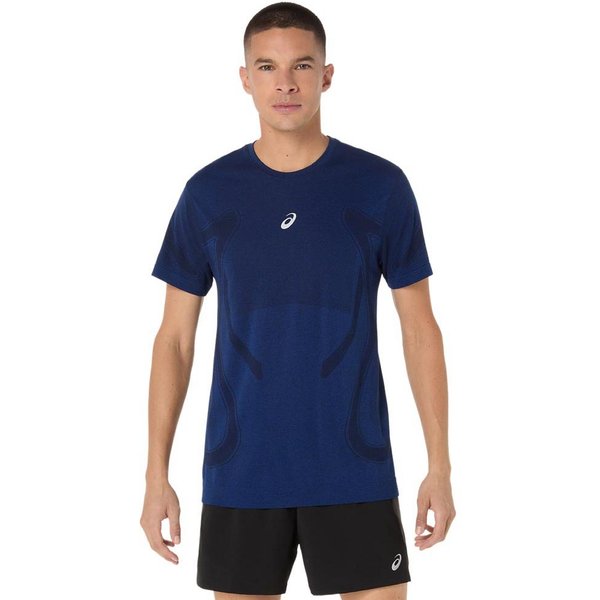 Asics T-Shirt Running Road Seamless Midnight Uomo XL
