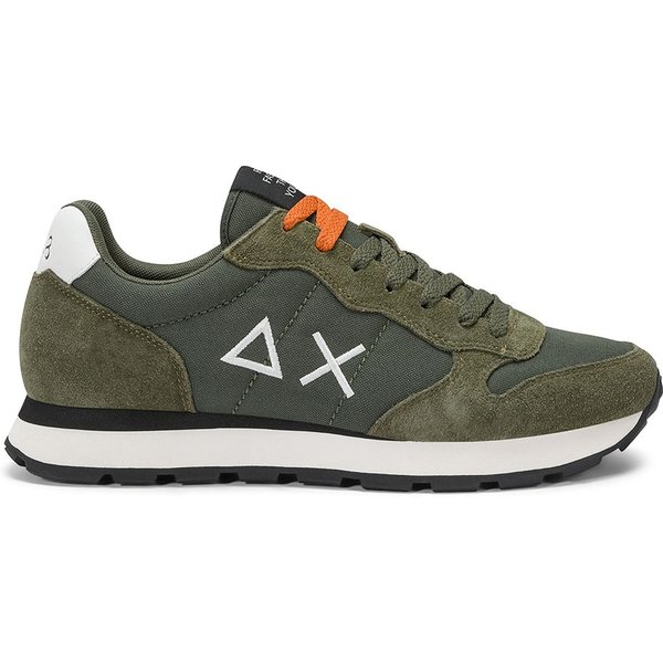 Sun 68 Tom Solid Mesh Verde M Bianco - Sneakers Uomo EUR 40